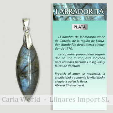 LABRADORITE. Pendant in...