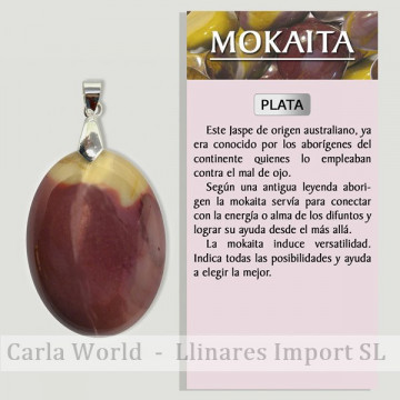 MOKAITA. Colgante PLATA....