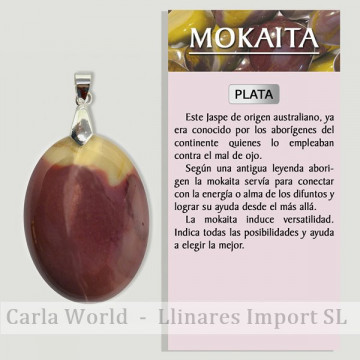 MOKAITA. Colgante en PLATA