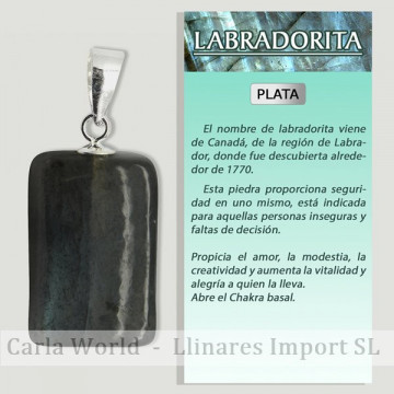 LABRADORITE. SILVER...