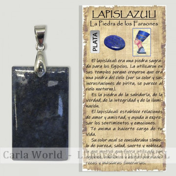 LAPISLAZAULI. Large SILVER...