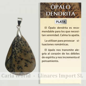 OPALE DENDRITE. Pendentif...