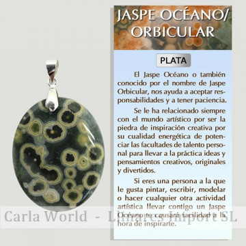 OCEAN JASPER. Extra pendant...