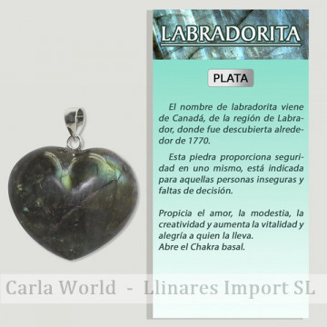 LABRADORITE. Pendentif en...