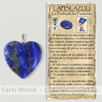 LAPIS LAZULI. Silver...