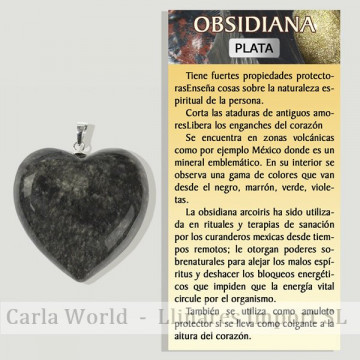 OBSIDIANA. . Colgante...