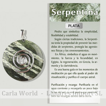 SERPENTINA. Colgante en...