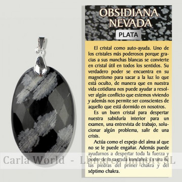 OBSIDIANA NEVADA . Colgante...