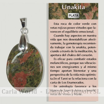 UNAKITA. Colgante PLATA....