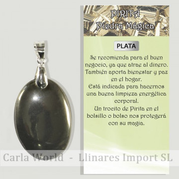 PYRITE. Pendentif ARGENT....