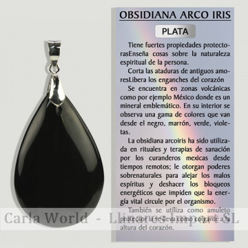 OBSIDIANA ARCO IRIS....