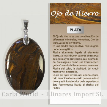 ŒIL DE FER. Pendentif...