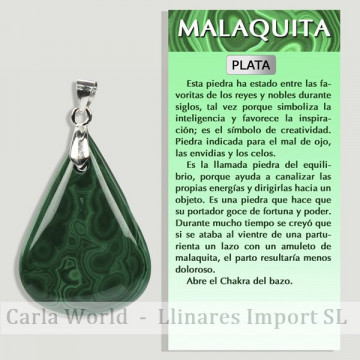 MALACHITE. Pendentif...