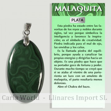 MALACHITE. Pendentif...