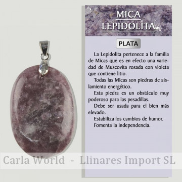 LEPIDOLITE MICA. SILVER...