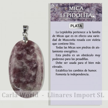 LEPIDOLITE MICA. SILVER...