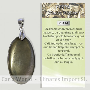 PYRITE. Pendentif ARGENT....