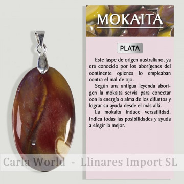 MOKAITA. Colgante PLATA....