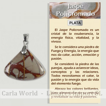 JASPE POLYCHROME. Pendentif...