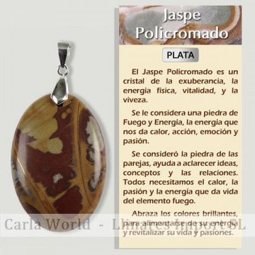 JASPE POLYCHROME. Pendentif...