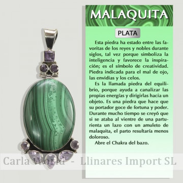 MALAQUITA + Piedra Tallada....