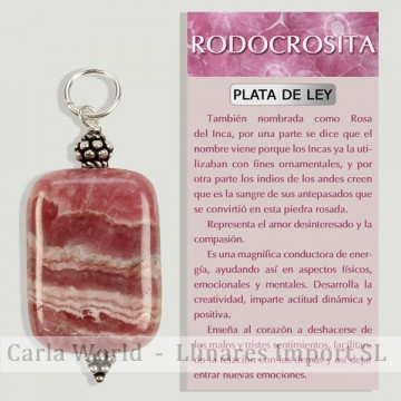 RODOCROSITA. Colgante...
