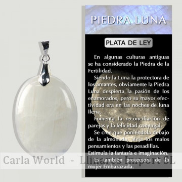 PIEDRA LUNA. Colgante...