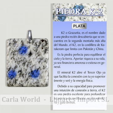 K-2 (Grazurite). Pendentif...