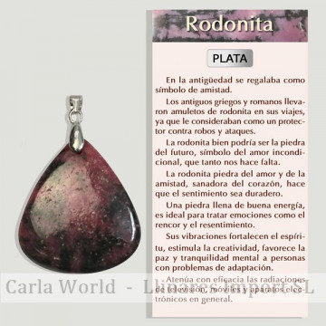 RHODONITE Extra. SILVER...