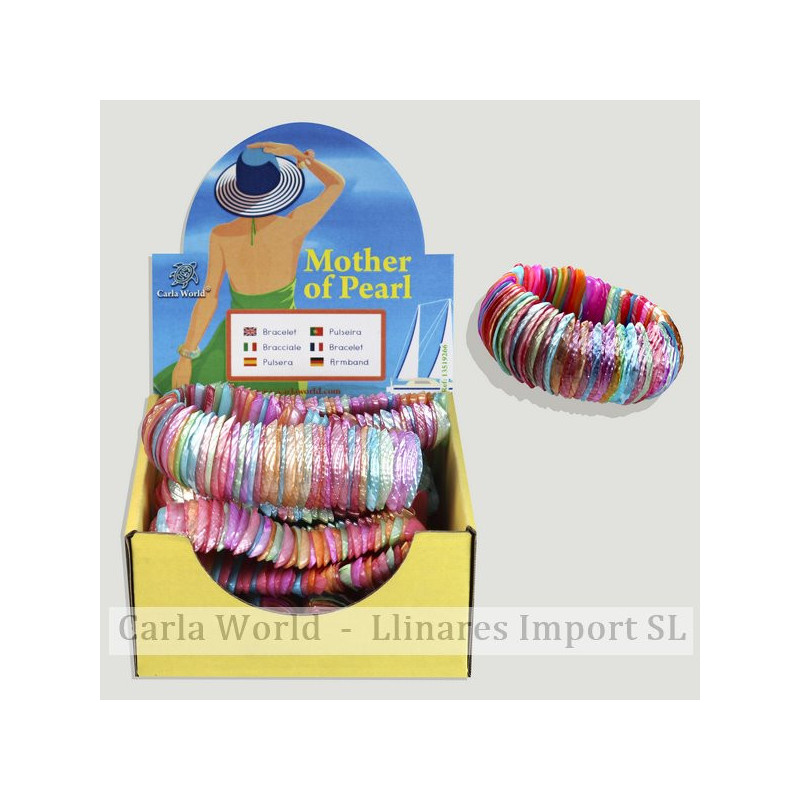 MOTHER of PEARL. Nacar natural colors bracelet MOTHER of PEARL. Nacar natural colors bracelet