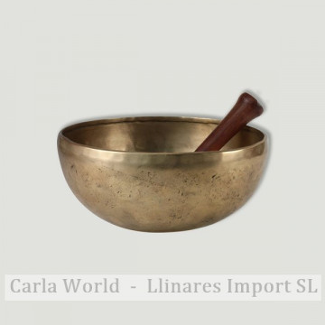 Brass Orissa bowl. Plain gold model. 10,5x4,5cm