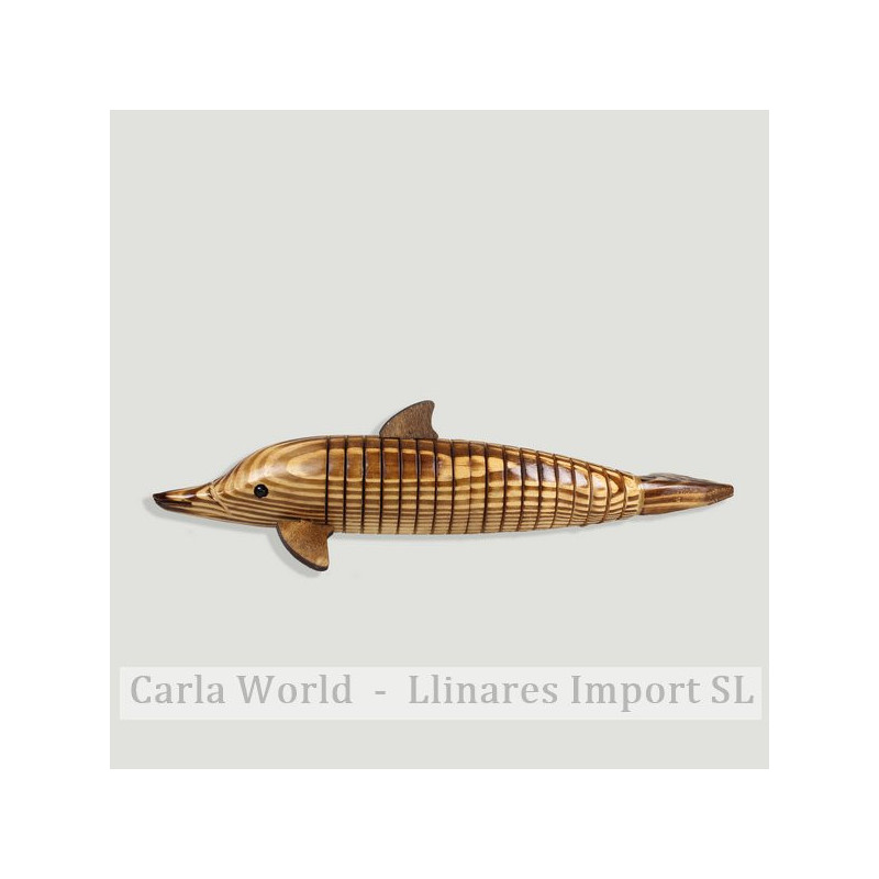 Delfin madera con movimiento. 32x9cm Delfin madera con movimiento. 32x9cm