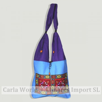 Flower fabric bag 35x35cm