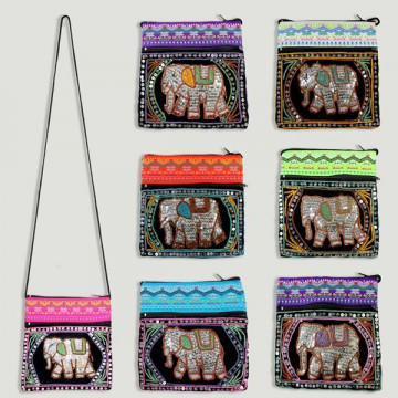 Medium elephant cloth bag 17x16cm