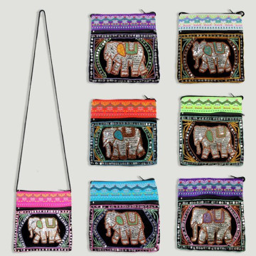 Bolsito tela elefante mediano 17x16cm