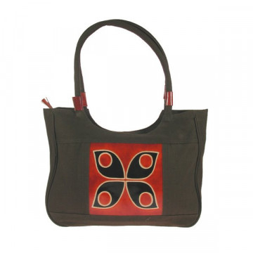 Bovine leather and canvas bag Assorted models and colours