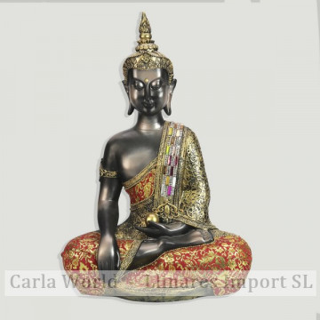 Thai Buddha resin. Arm lap. 25x17x40,5cm