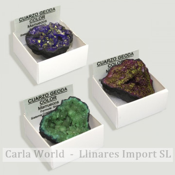 4x4 Box - Quartz Geode color - Maroc