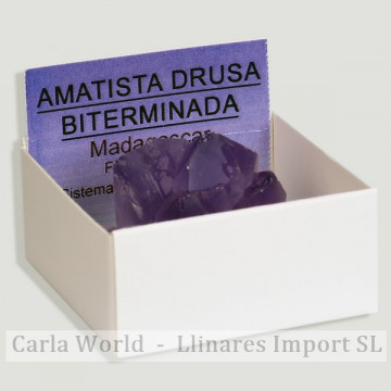 Boîte 4x4 - Drusa Amethyst petit bitume - Madagascar