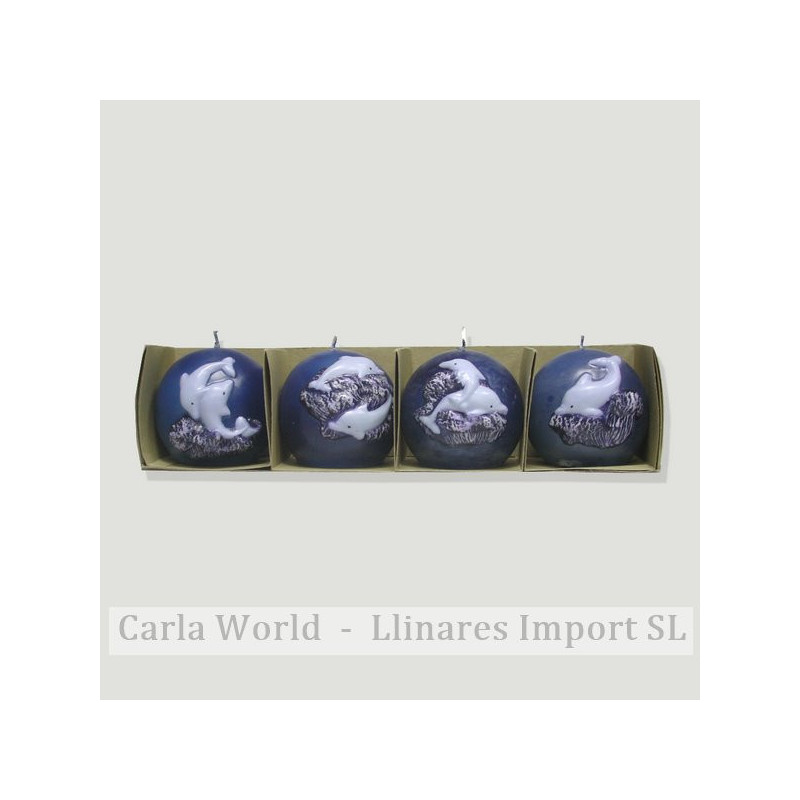 Velas red delfines 8cm Velas red delfines 8cm