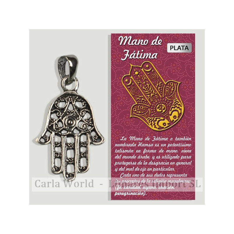 MÃO DE FÁTIMA. Pingente de prata. 14x20mm. MÃO DE FÁTIMA. Pingente de prata. 14x20mm.