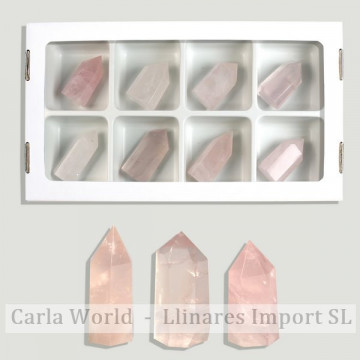 Pink Quartz tips. 30-50gr.
