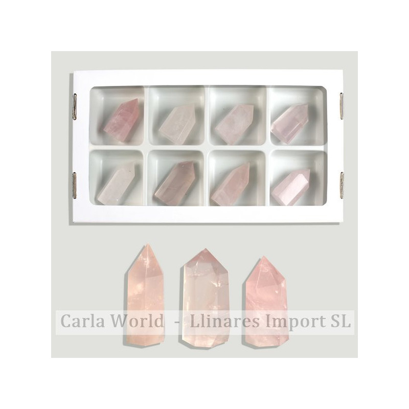 Puntas Cuarzo Rosa. 30-50gr. Puntas Cuarzo Rosa. 30-50gr.