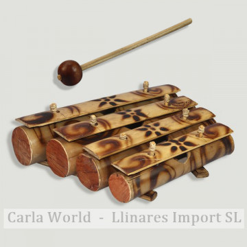 Bamboo xylophone 4 tubes....