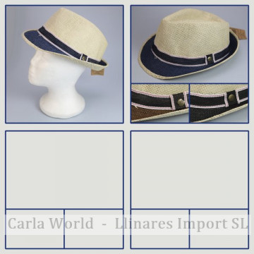 GANCHO 05. Sombrero de Verano. Modelo: 05. Colores surtidos