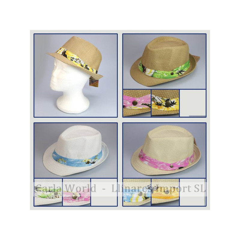GANCHO 09. Sombrero de Verano. Modelo: 09. Colores surtidos GANCHO 09. Sombrero de Verano. Modelo: 09. Colores surtidos