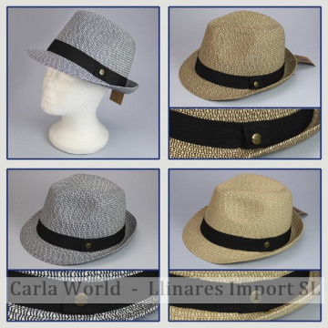 GANCHO 12. Sombrero de Verano. Modelo: 12. Colores surtidos