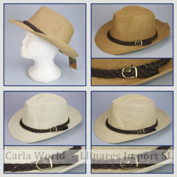 GANCHO 18. Sombrero de Verano. Modelo: 18. Colores surtidos