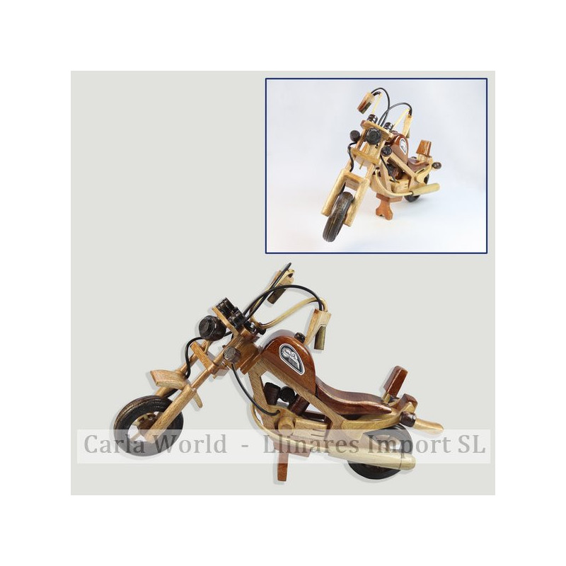 Pequena Harley de madeira. 23x15x5cm Pequena Harley de madeira. 23x15x5cm