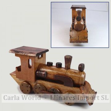 Wooden vehicle Big train. 24x11,5cm